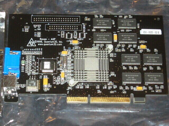 Q3D Raven AGP card
