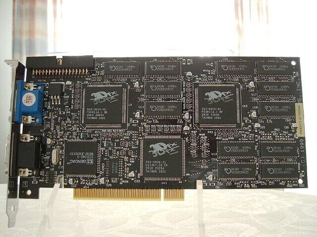3dfx Voodoo 2 1000
(PCI 12MB EDO-RAM)
(front)