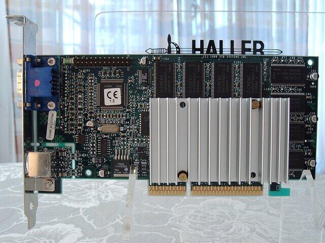 3dfx Voodoo3 3000 AGP
(AGP 16MB SDRAM)
(front)