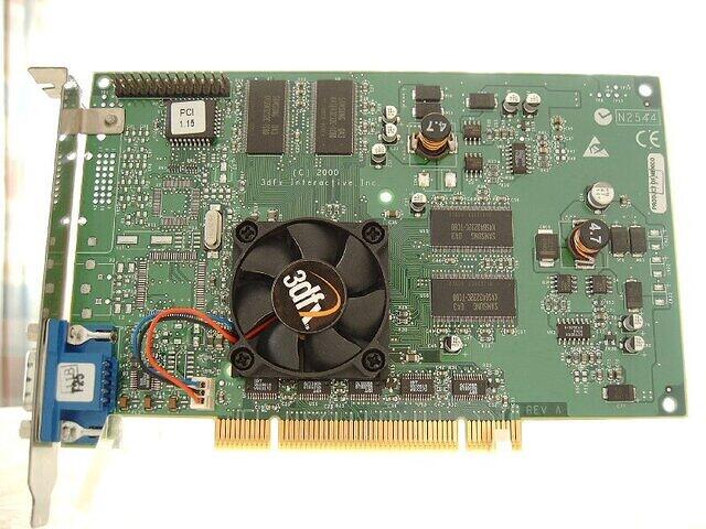 3dfx Voodoo 4 4500 PCI
(PCI 32MB SDRAM)
(front)