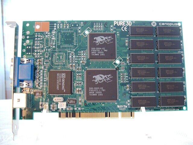 Canopus Pure 3D
(PCI 6MB EDO-RAM)
(front)