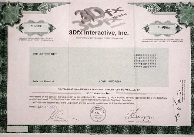 3dfx stock