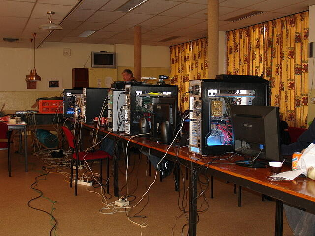 Computers @ Club Rear view