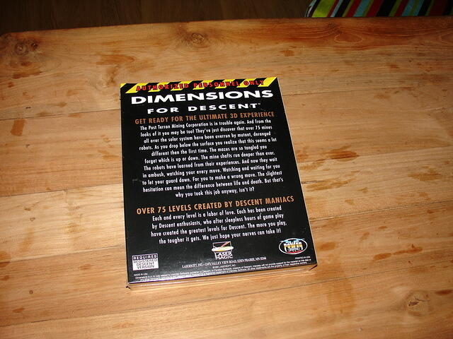 Dimensions For Descent Sealed rear