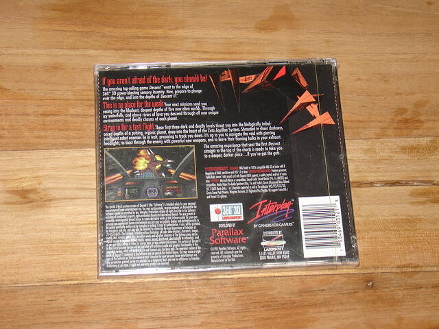 Descent II 3-Level Interactive Preview Sealed rear