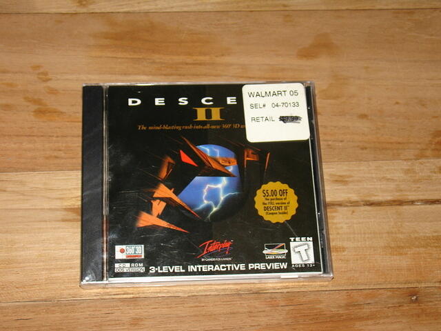 Descent II 3-Level Interactive Preview Sealed top