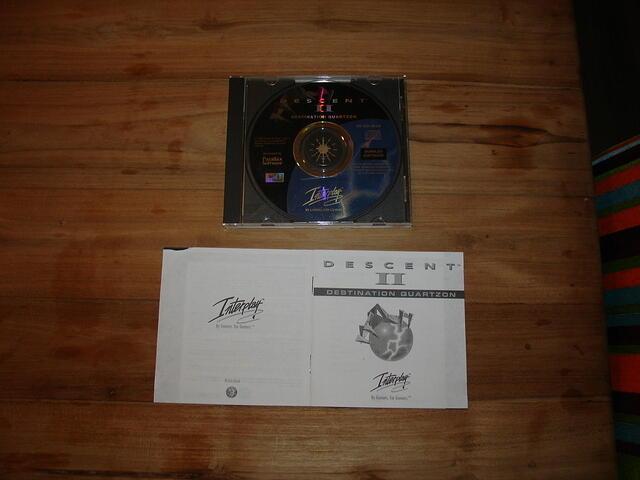 Descent II Destination Quartzon Demo + Manual