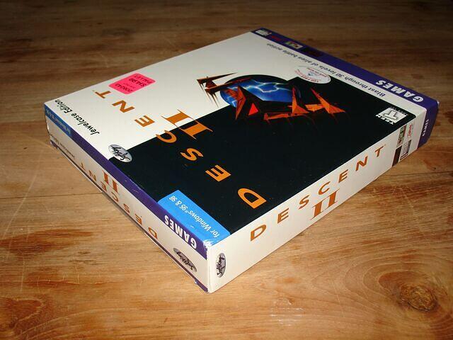 Descent II USA Jewel Case Edition Boxed top angled
