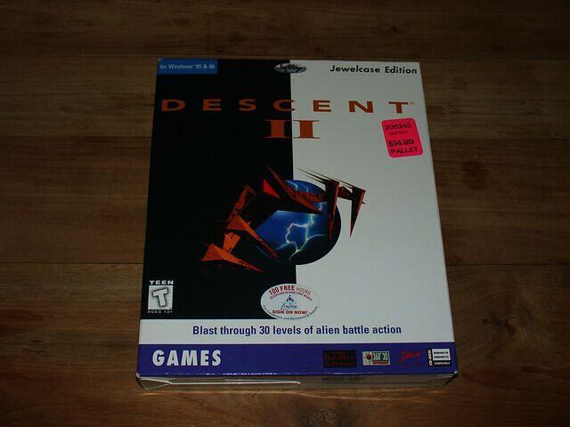 Descent II USA Jewel Case Edition Boxed top