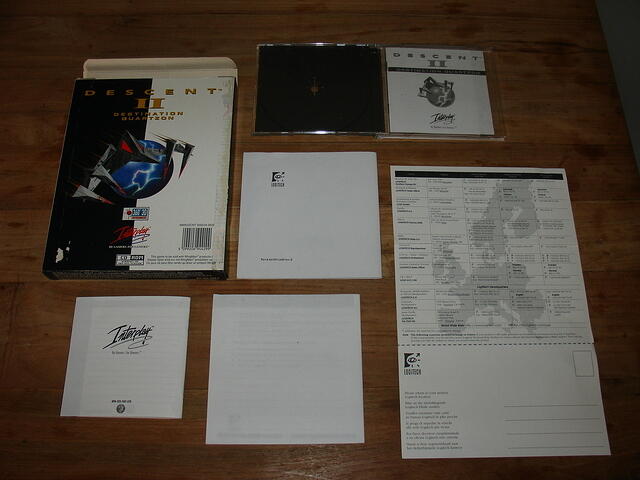 Descent II Destination Quartzon Demo Logitech Wingman Extreme Joystick Edition contents b