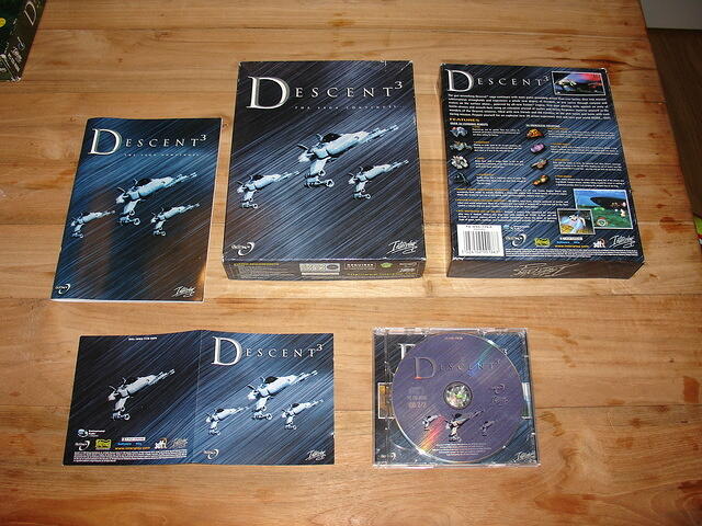 Descent 3 EUR Boxed New contents