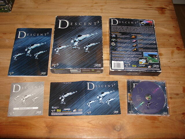 Descent 3 EUR Boxed Used contents