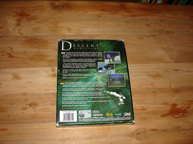 Descent 3 Mercenary EUR Boxed rear