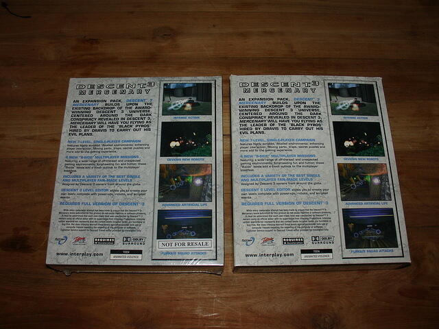 D3-Merc USA Pre-Release + NFR left D3-Merc USA Retail Right rear