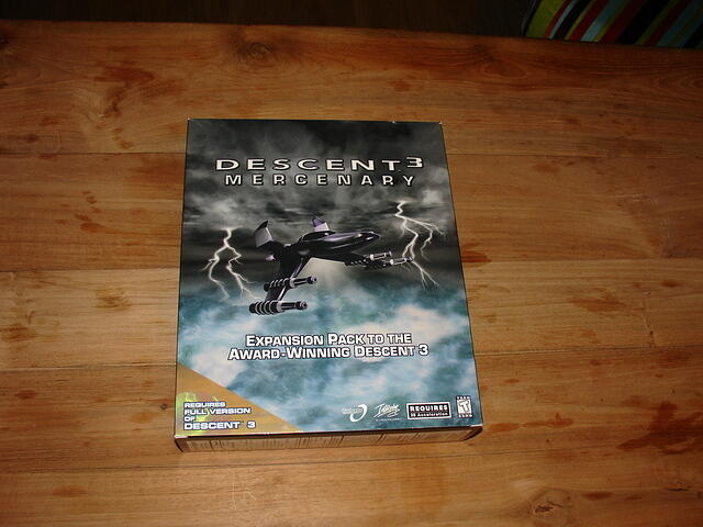 Descent 3 Mercenary USA Boxed top