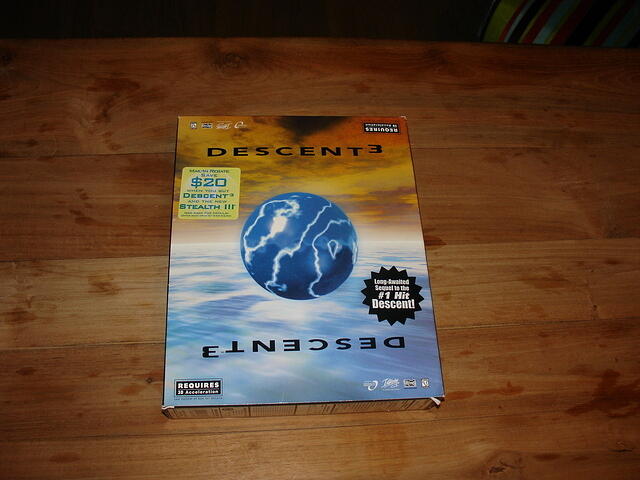 Descent 3 USA Boxed top