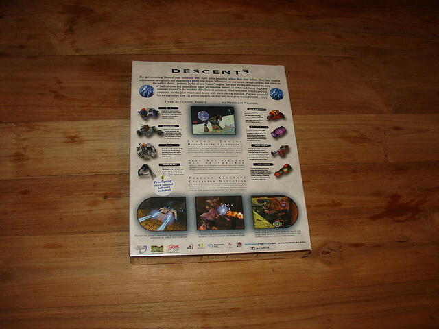 Descent 3 USA Sealed rear