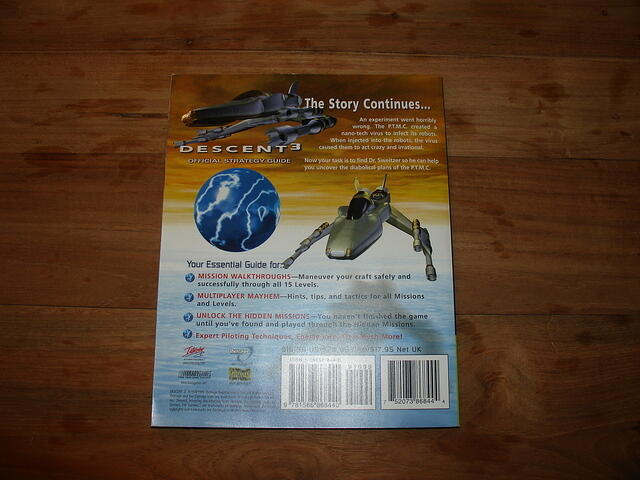 Descent 3 The Official Strategy Guide rear