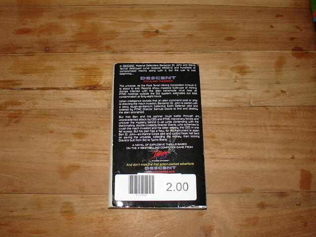 Descent Stealing Thunder Book 2 of 3 rear