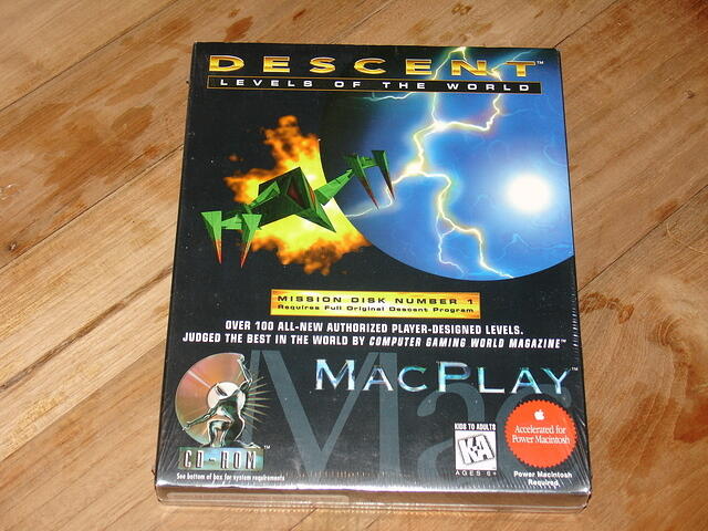 Descent Levels Of The World MAC PLAY Sealed top