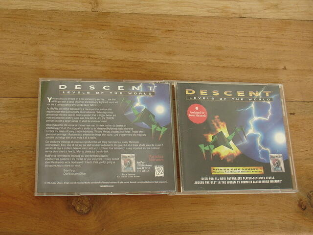 Descent Levels Of The World MAC PLAY top rear.JPG