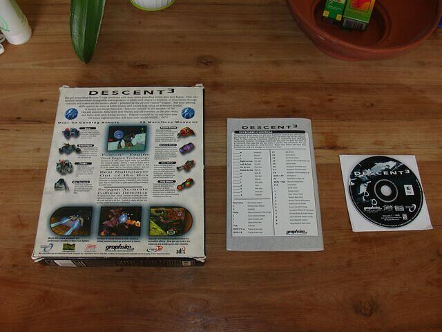 Descent3 USA for Macintosh rear