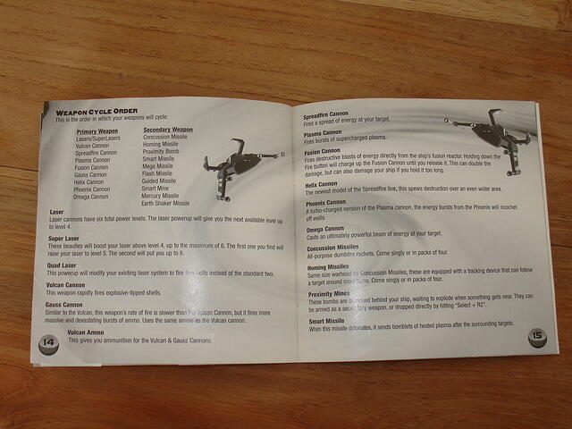 Descent Maximum Weapons Cycle Order page.JPG