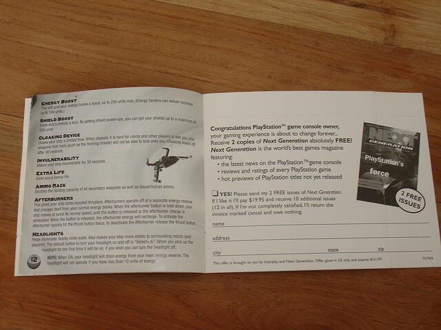 Descent Maximum powerups registration card.JPG