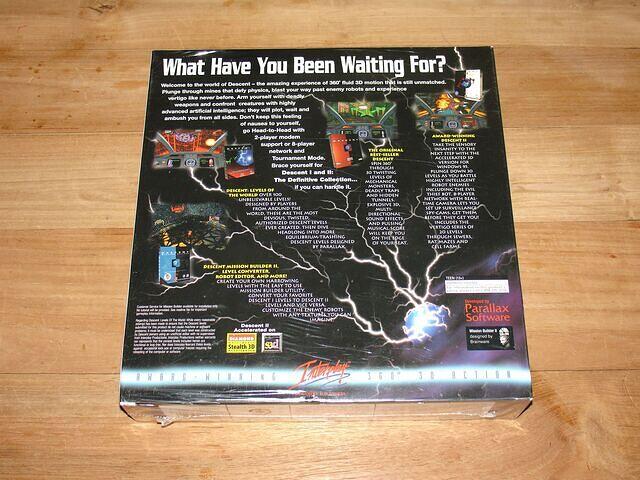 Descent I and II The Definitive Collection AUS Factory Sealed rear