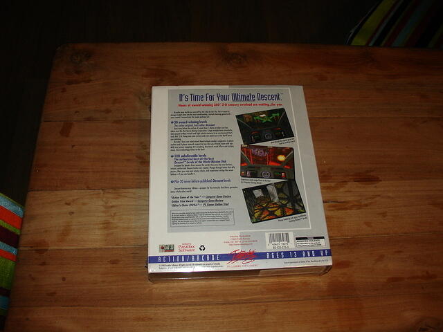 Descent Anniversary Edition USA Sealed rear