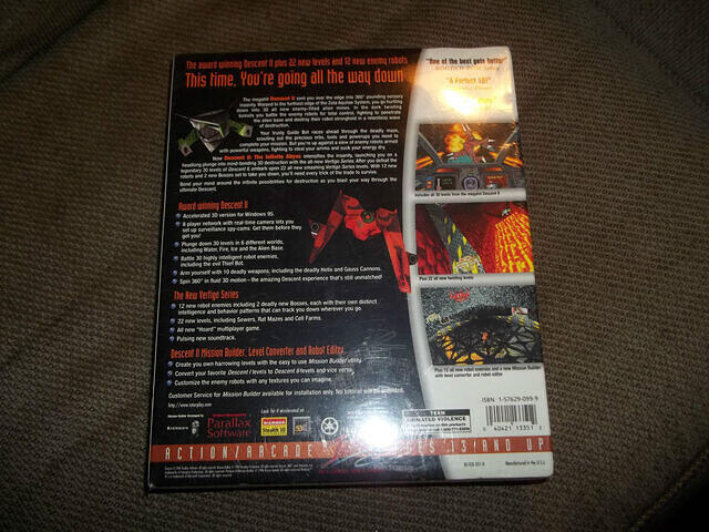 Descent II The Infinite Abyss Factory Sealed b