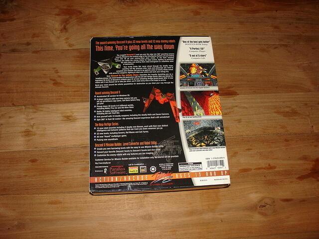 Descent II The Infinite Abyss USA Boxed rear