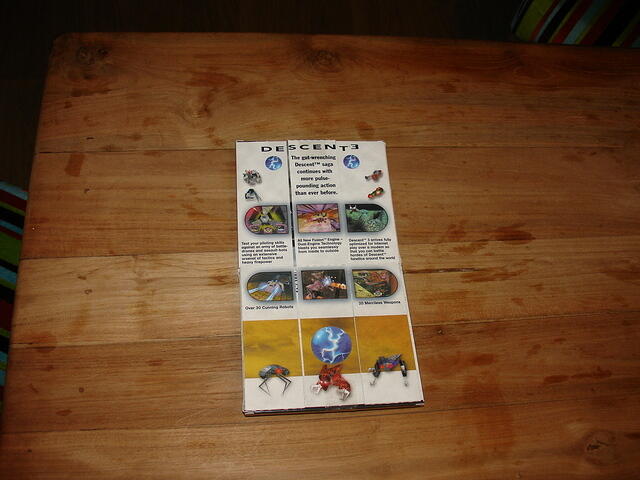 Descent 3 + Descent 3 Mercenary Combo Jewel Pack USA rear Descent 3 side