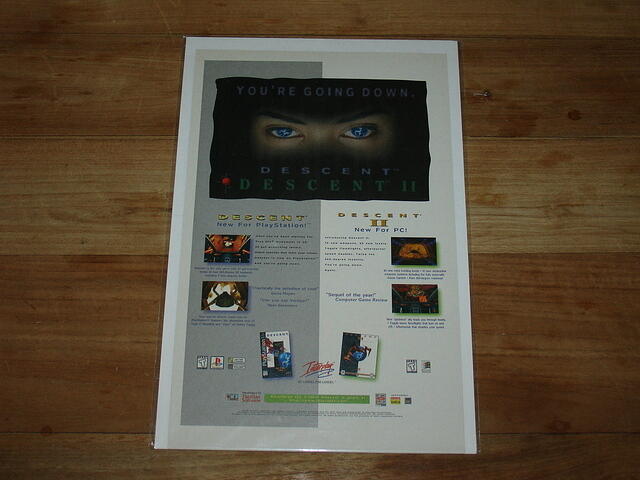 Descent - Descent II Release Advertisement