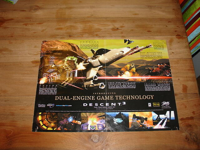Descent 3 Dual-Engine Game Technology mini poster