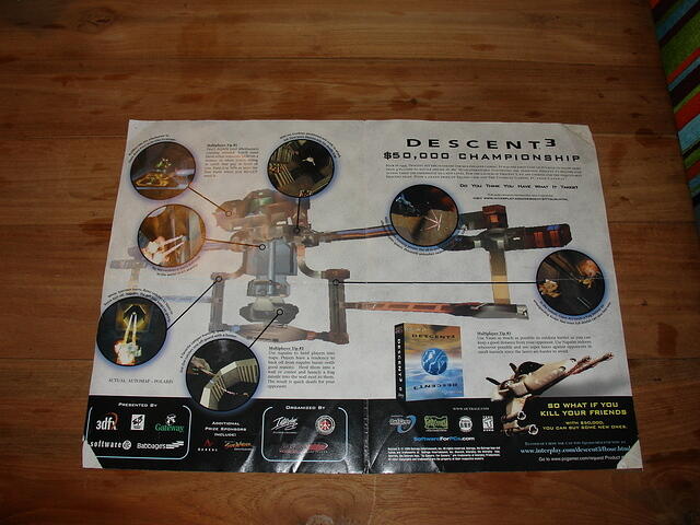 Descent3 50.000 USD Championship mini poster