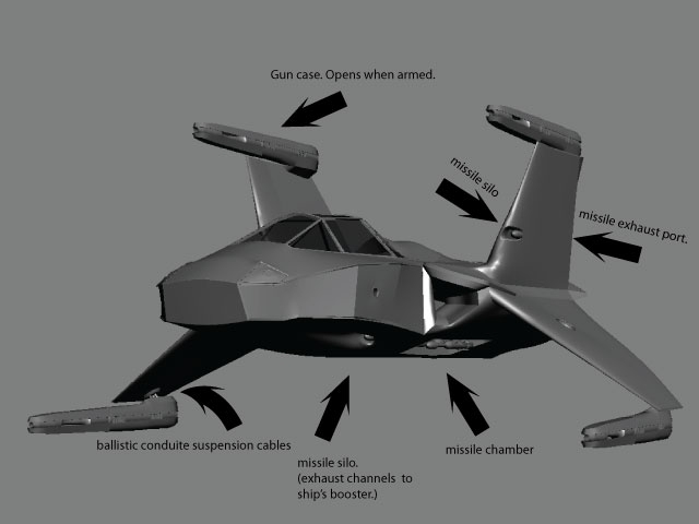The Vengeance angled front view