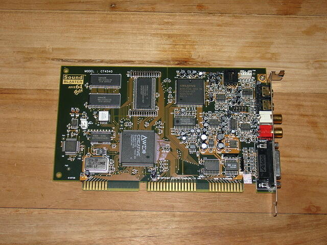 Creative Labs CT4540 Sound Blaster AWE64 Gold Rev.A1 4797 top