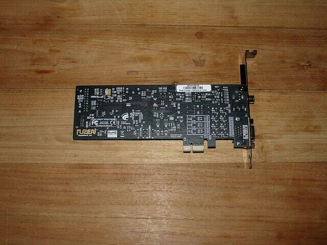 Auzentech X-Fi Forte 7.1 PCI-E 64MB X-Ram rear