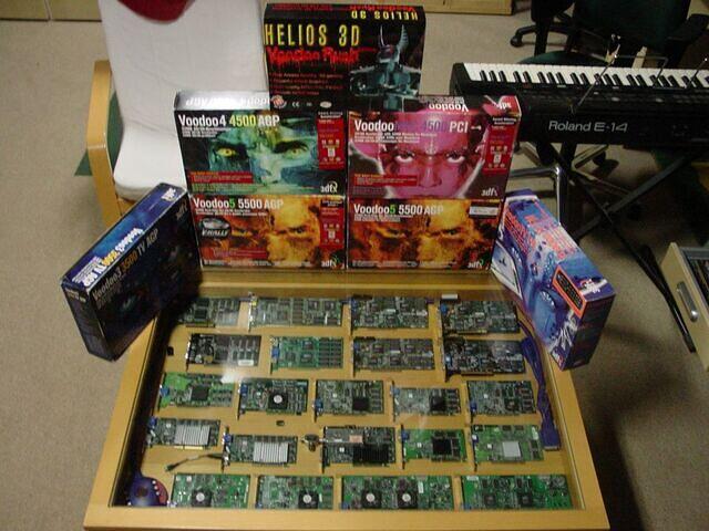 My first 3dfx collection, consisted of 27 cards