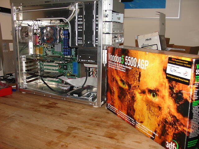 Firefox the 3dfx Test system + 5500 AGP
