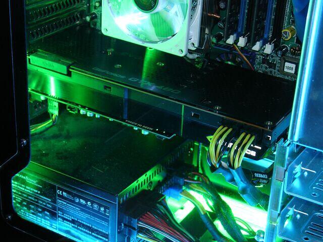 NV GTX 480 ES in Firefox Backplate view closeup