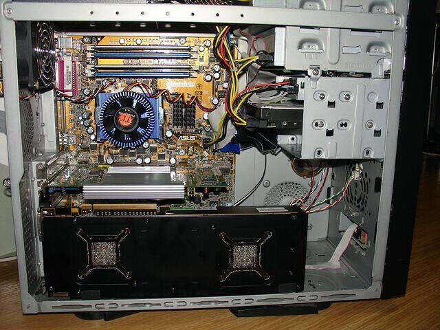 HD 6990 Size test for A-Open H600-B