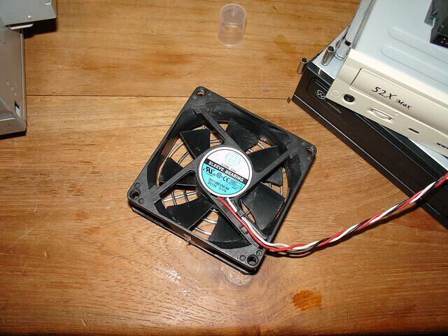 Rear Case fan after treatment