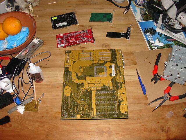 Stealth 2001's cleaned parts rear