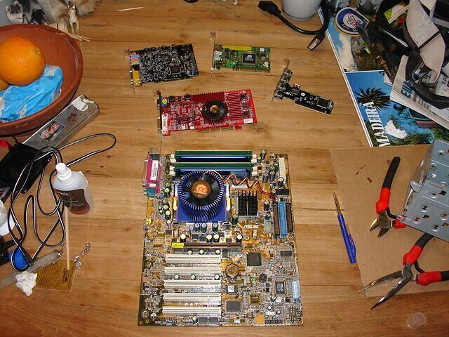 Stealth 2001's parts cleaned top