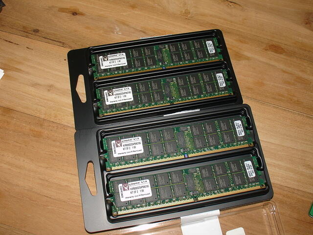 4x 4GB PC2-6400 ECC Reg CL6 Kingston Value RAM, 16GB of sweetness.JPG