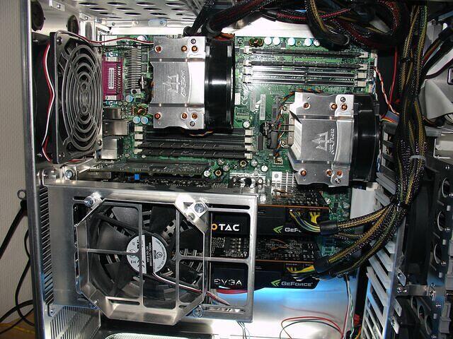 Fan to suck away hot air