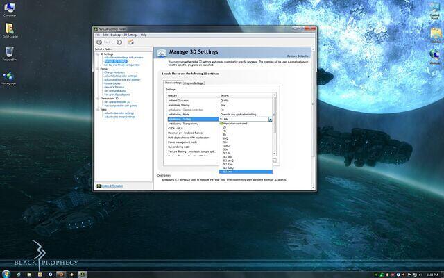 Max FSAA on GTX 580 SCE's
