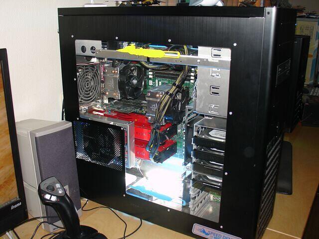 Blue-Leader SMP 2009 Reunited with Quad SLI EVGA GTX 295 Red Editions